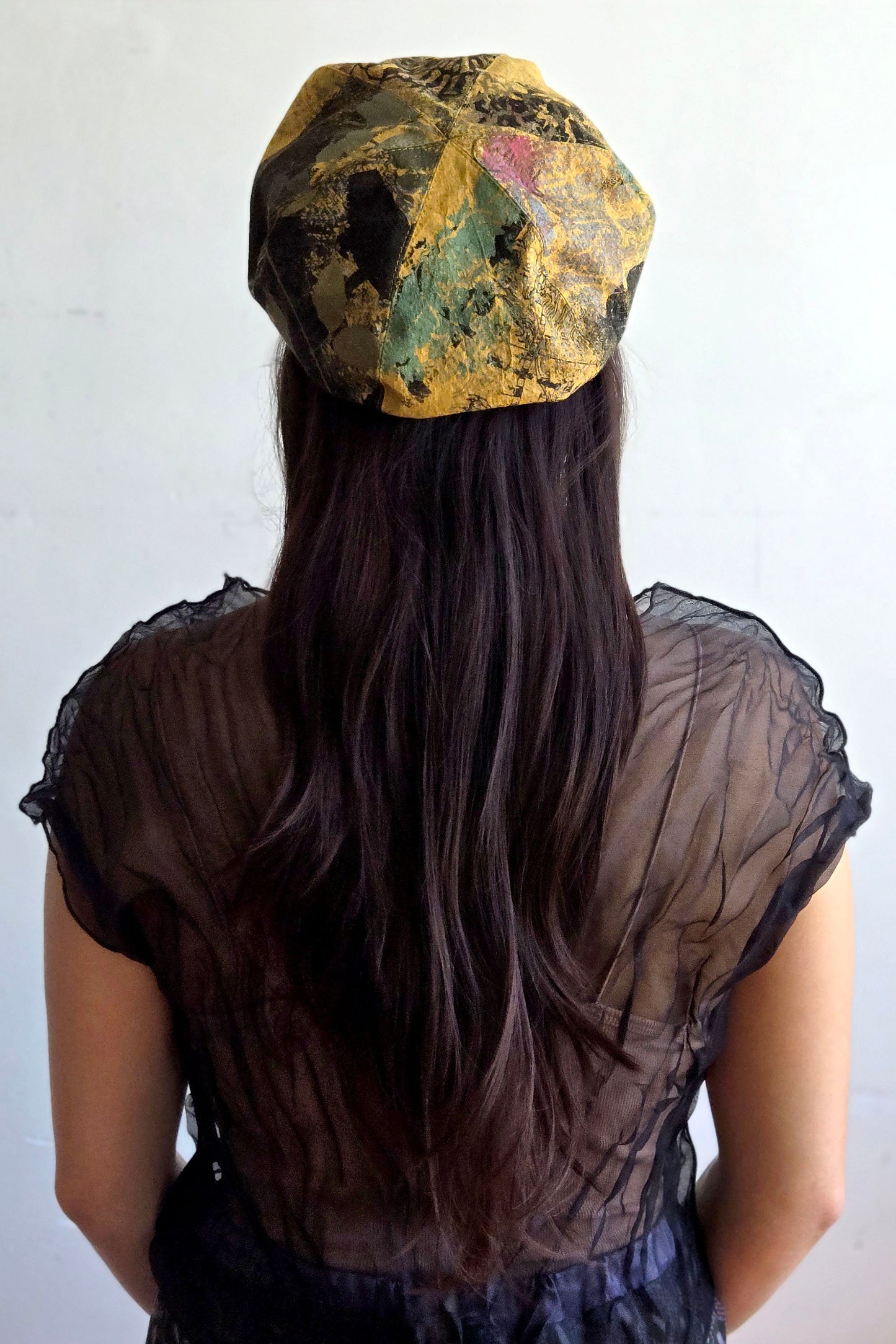 Brixton Hat | Floral Papercut Print | White & Multi