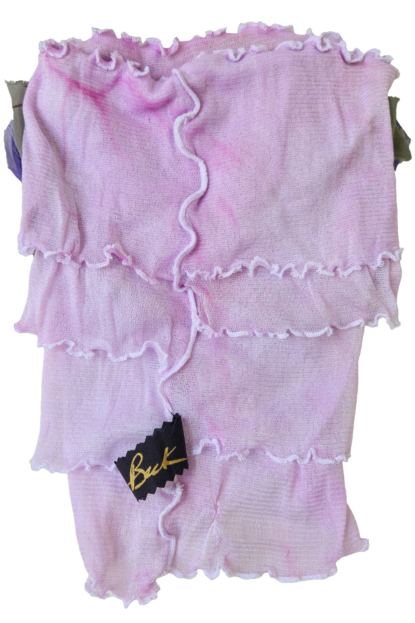Flower Collar Headband | Reclaimed Silks | Lotus Pink, Purple & Eggplant