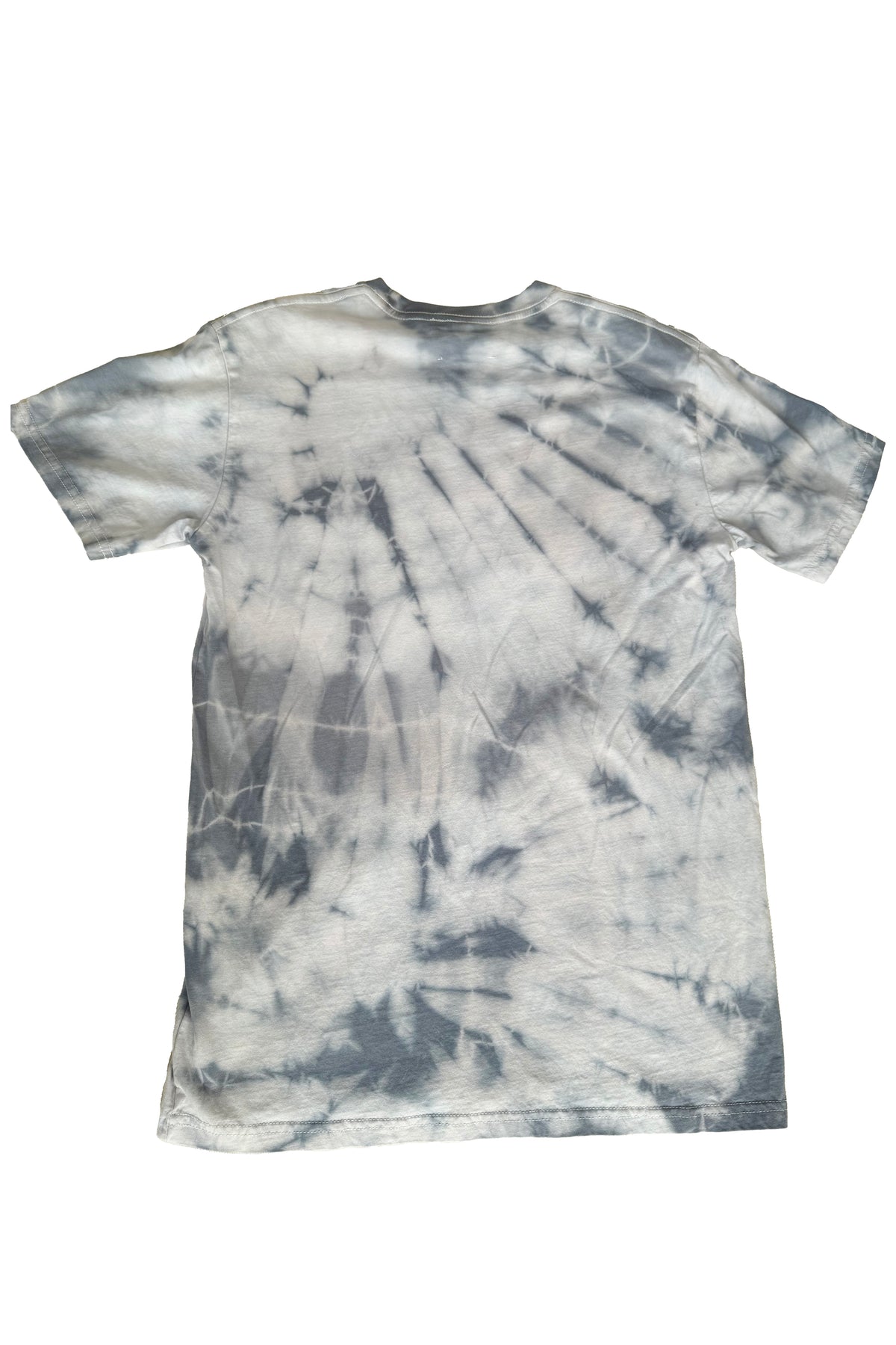 KB x Alquimie Studio T-Shirt | Organic Cotton | Celestial Print & Tie Dye | White & Grey | Medium