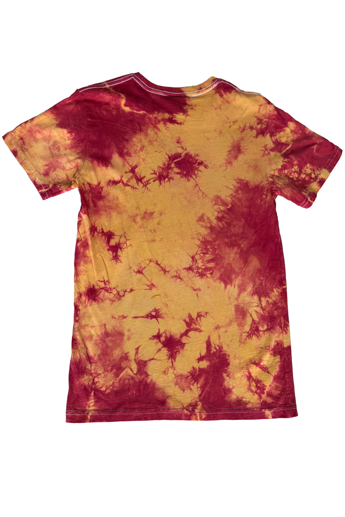 KB x Alquimie Studio T-Shirt | Organic Cotton | Big Leaf Print | Red & Yellow | Small