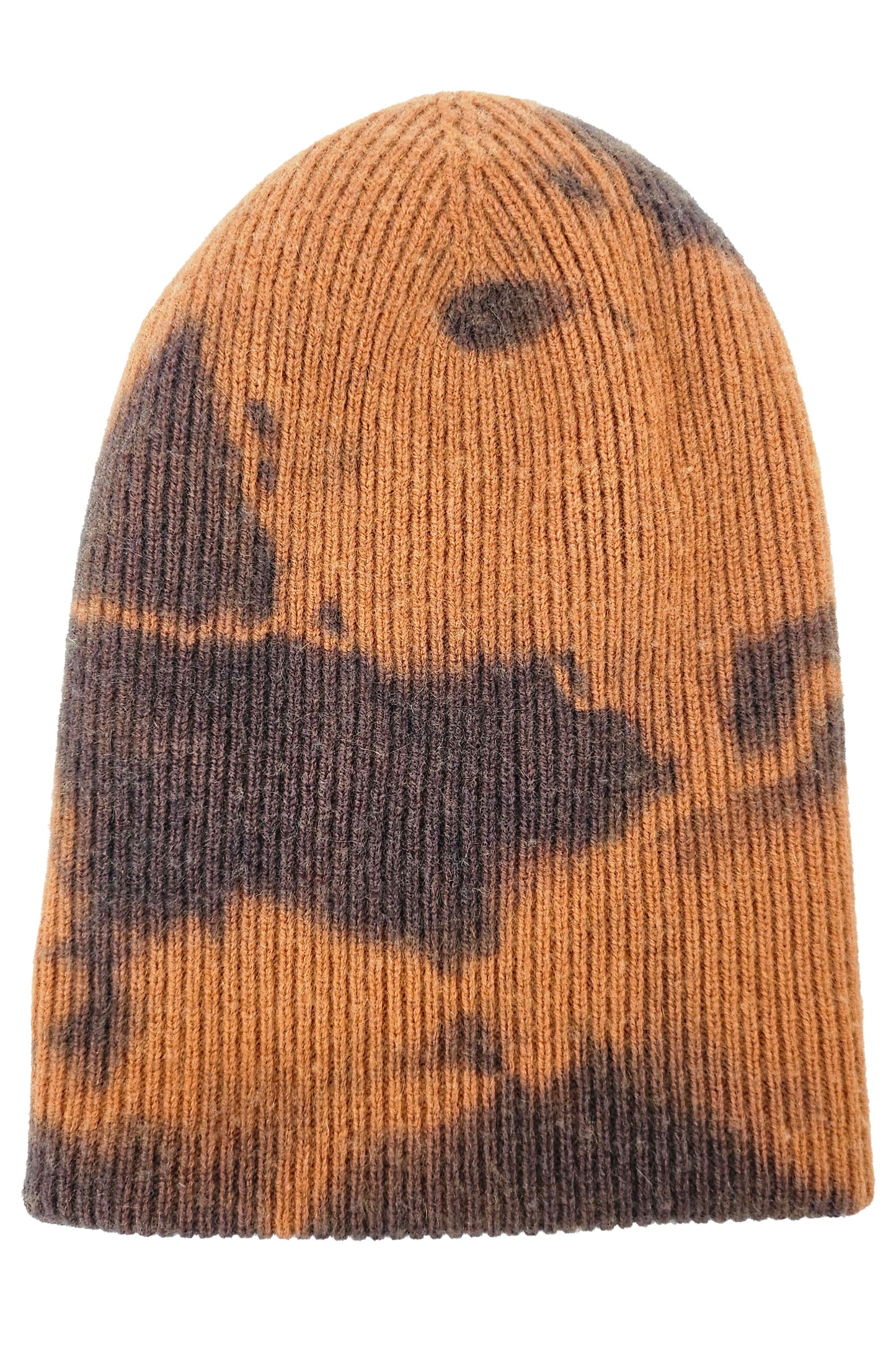 Cashmere Dyed Beanie - Orange