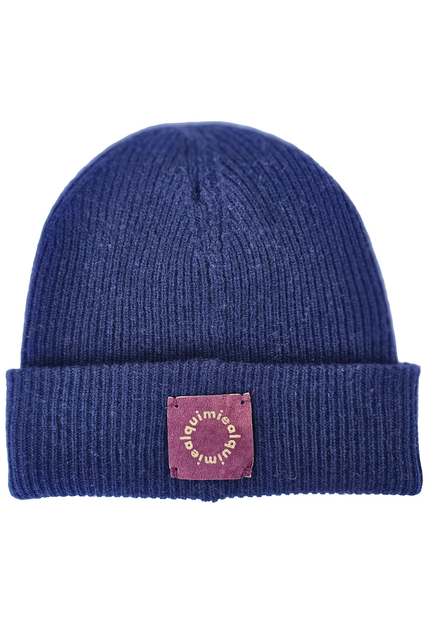 Cashmere Felted Beanie w/ Crawfish - Navy