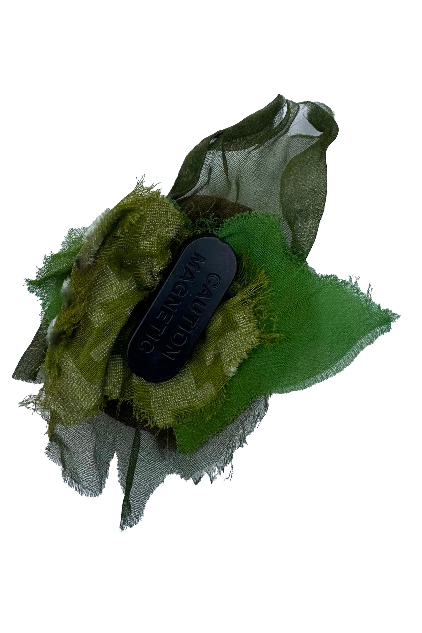 Magnetic Floral Brooch | Rosette | Crimson