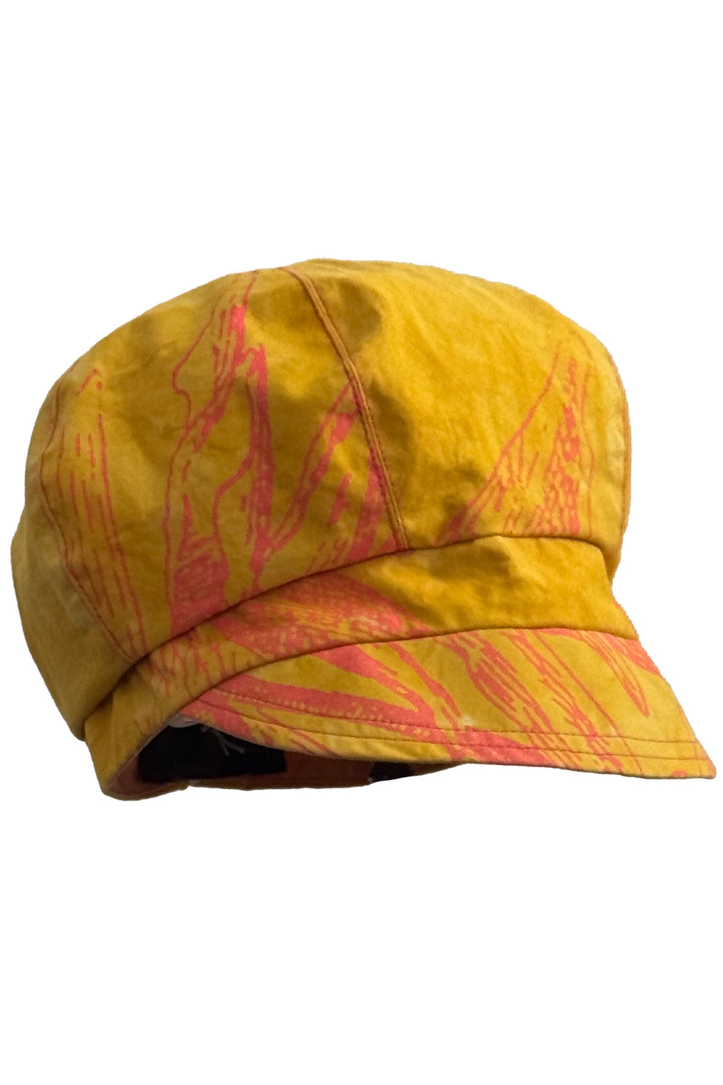 Brixton Hat | Cotton | Azalea Print | Yellow & Orange