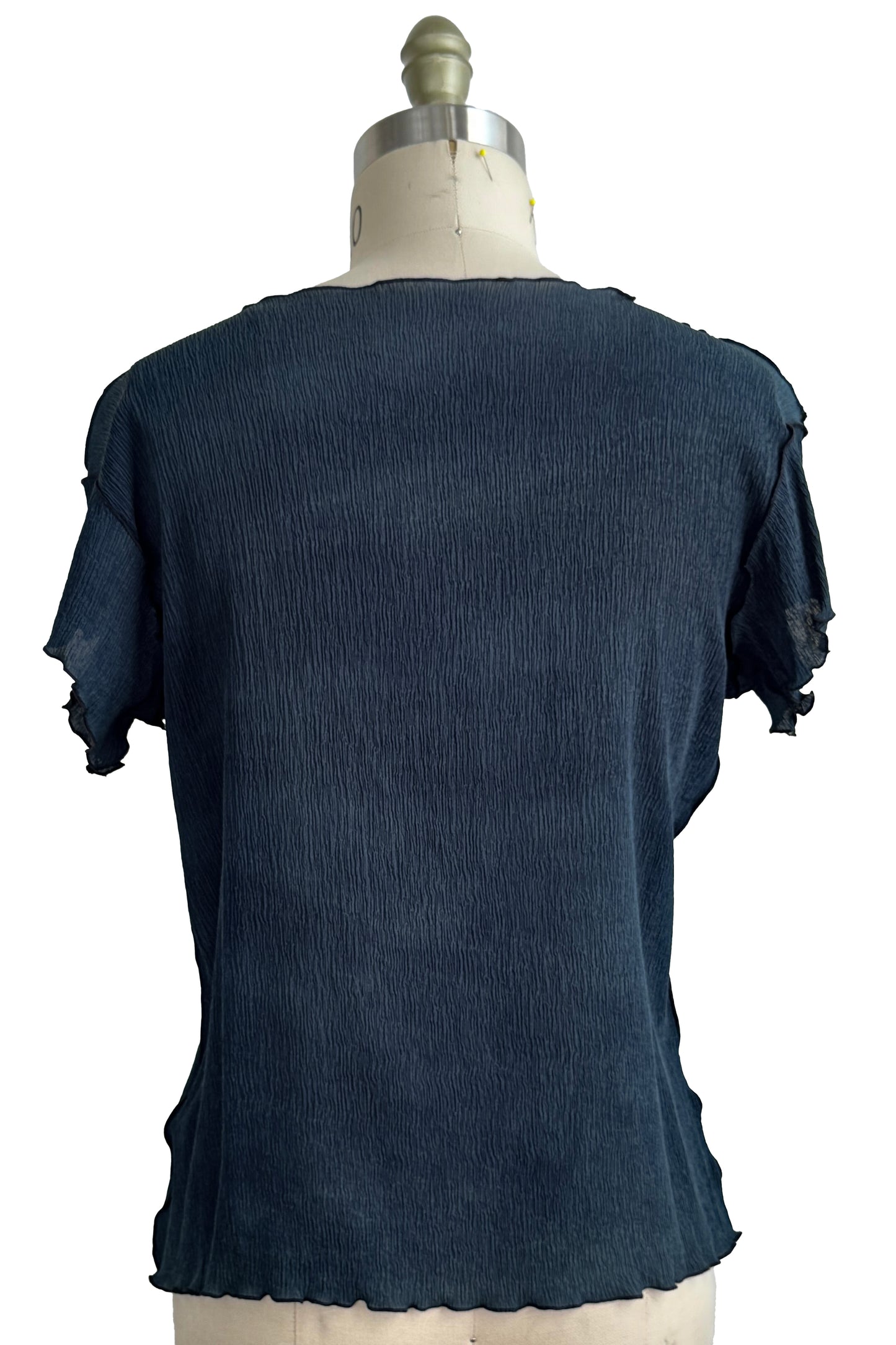 Sonya Top | Crinkle Silk | Black | Small