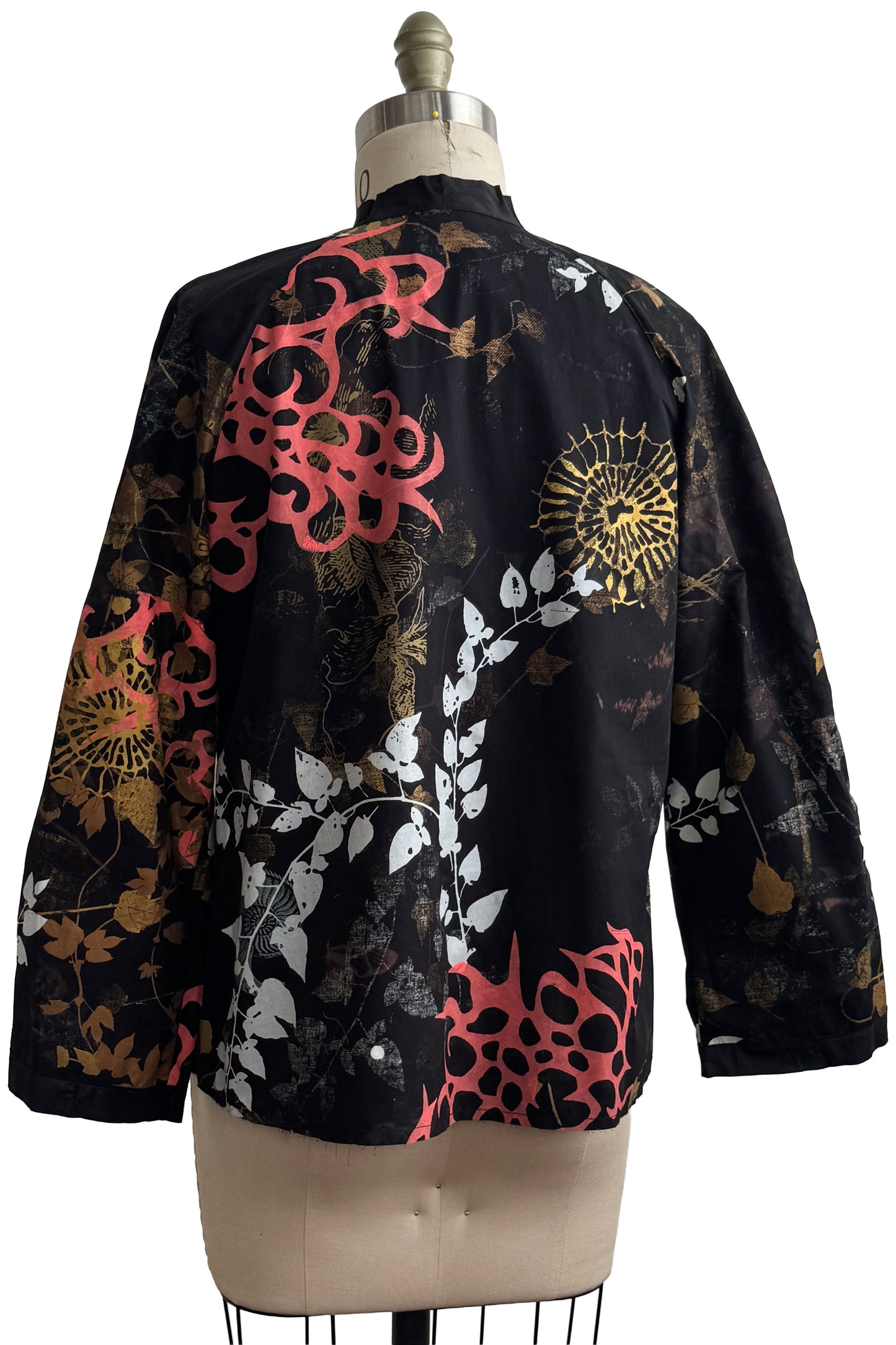 Ariel Jacket | Cotton | Chaos Print Oceana | Black & White Multi | Medium